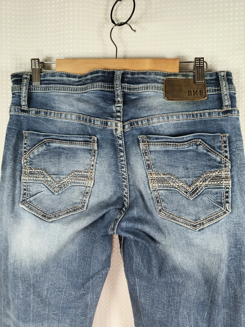 BKE Denim Men's Carter Straight Leg Jeans Grunge size 32 Short